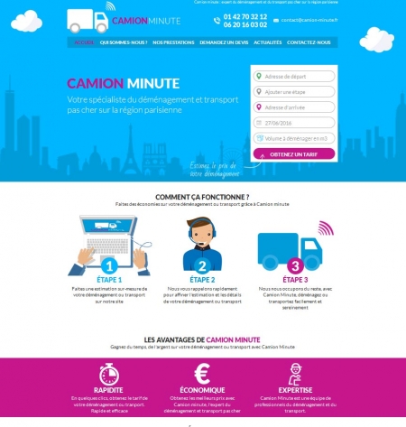 Découvrez le nouveau site de Camion minute